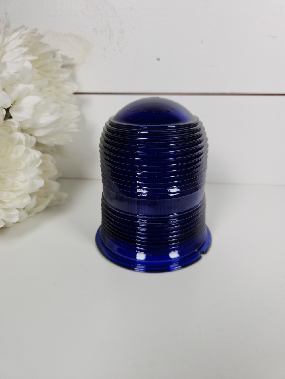 Collectible Cobalt Blue Airfield Runway Glass Globe Kopp AP3522-3B | Aviation